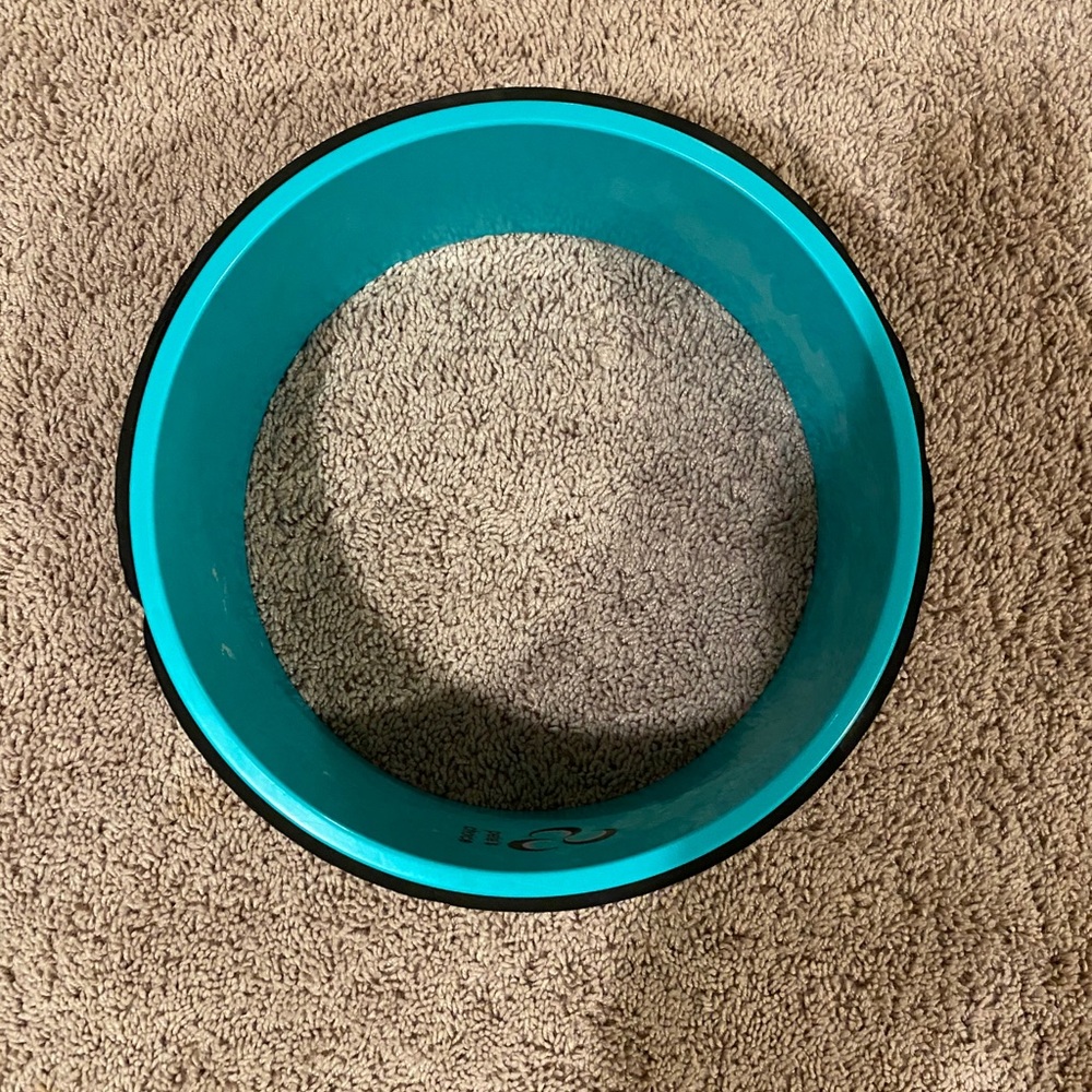 Turquoise Yoga Wheel